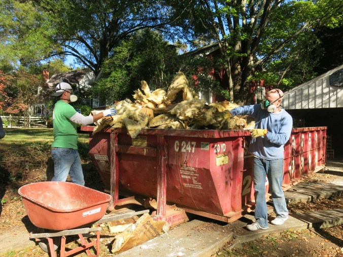 Another busy day... another full dumpster. 