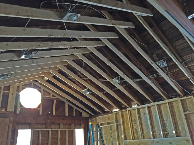 Great Room can lights are in!