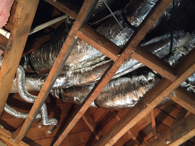 It's all hiding up there in the ceilings... 