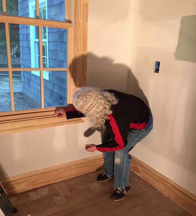 (With the help of his momma!)